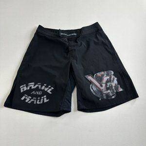 Bam MMA‎ UFC Martial Arts Fighting Shorts Active Gym Training Black Mens Size 34